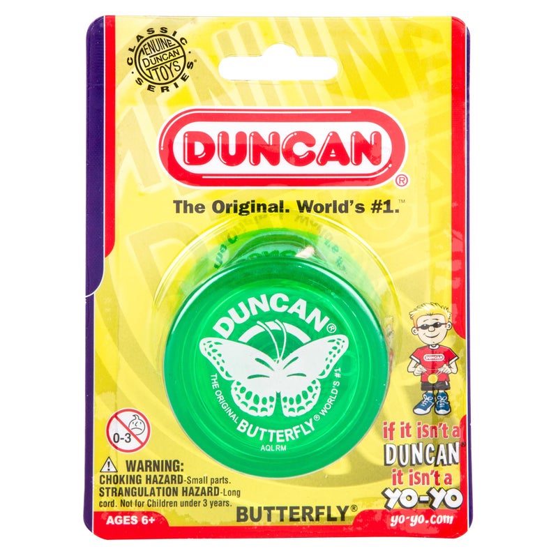 Duncan Toys Butterfly Yo-Yo, Beginner Yo-Yo with String, Steel Axle and Plastic Body, Green - Image 5